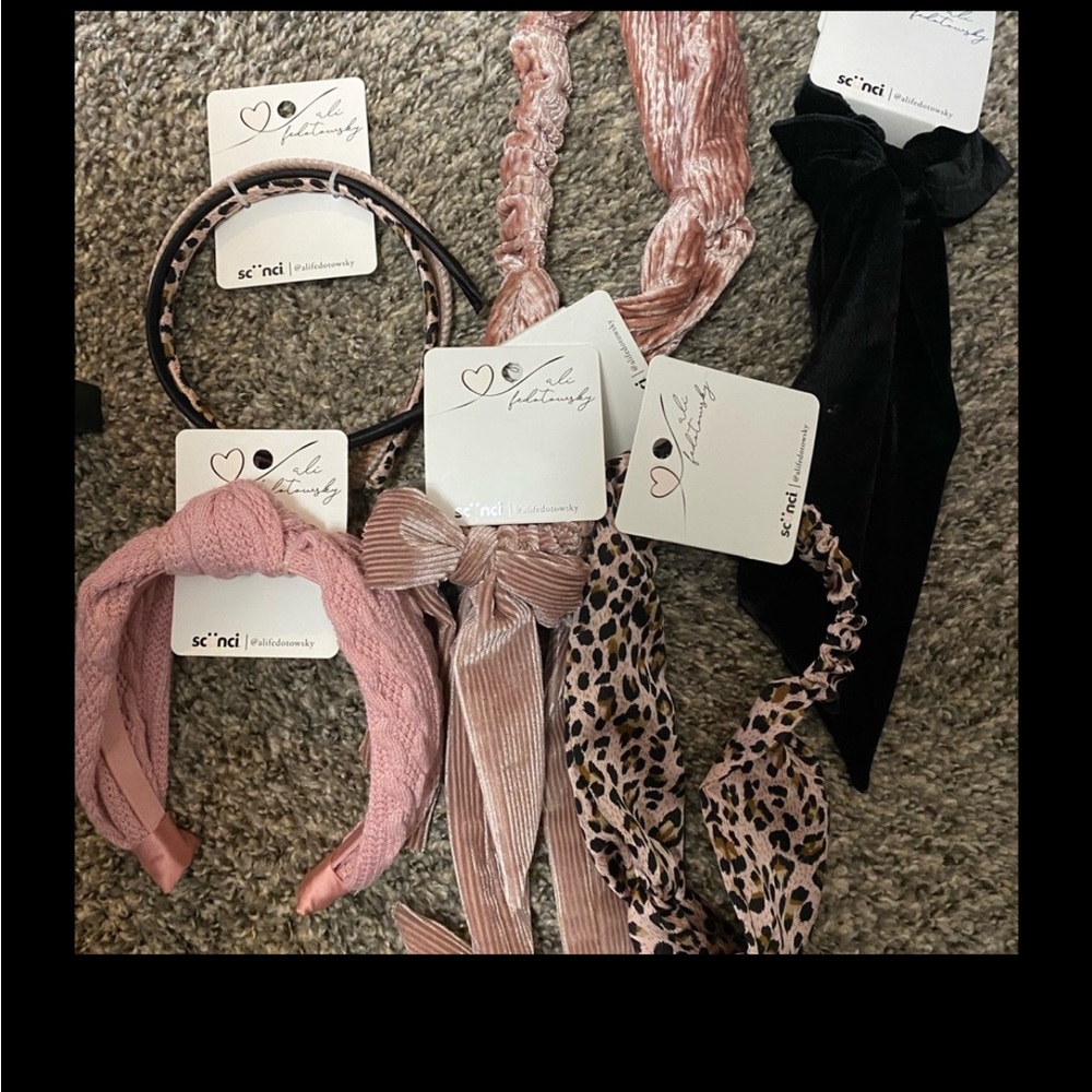 6 piece hair accessories bundle